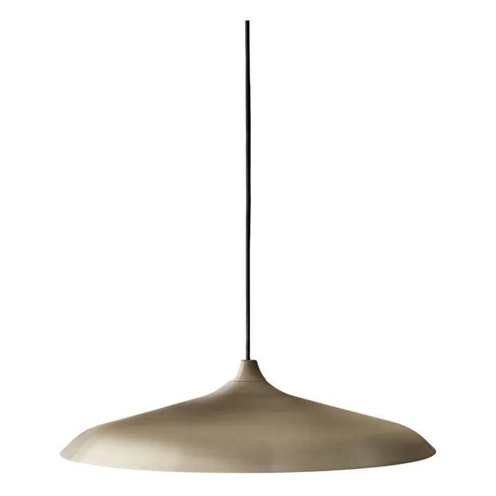 Circular Metal Pendant Lamp | Bronze- Product image n°0