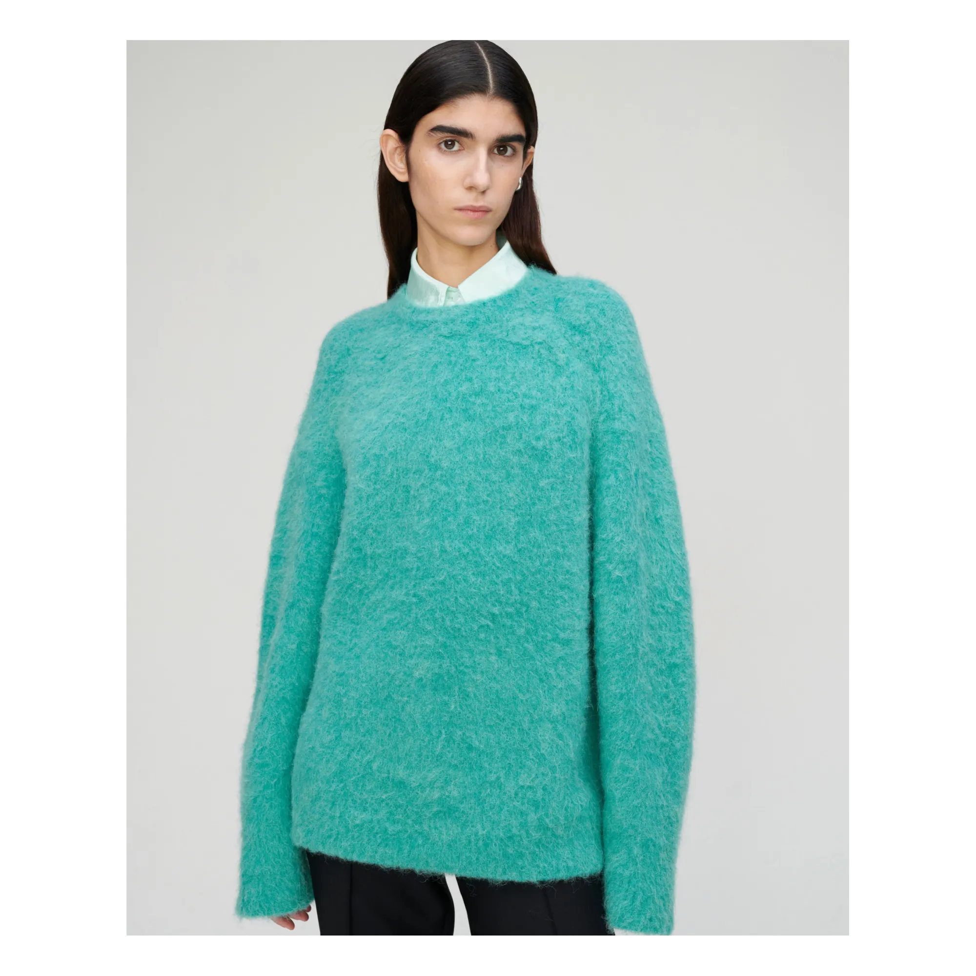 Róhe Women's Azure Blue Olivia Alpaca And Merino Wool Jumper