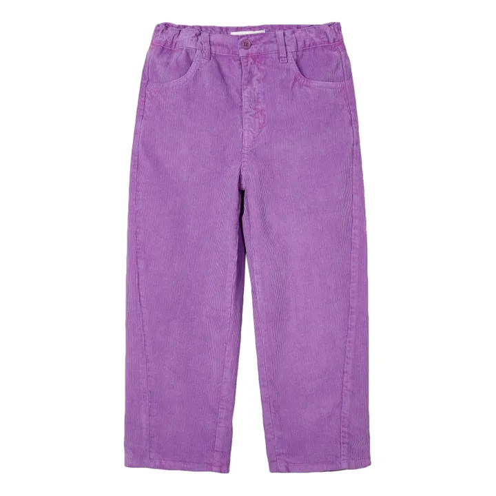 Pantaloni in Cotone Organico | Viola- Immagine del prodotto n°0