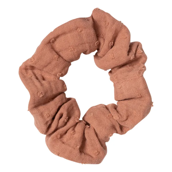 Set di 2 Scrunchie in cotone organico | Rosa- Immagine del prodotto n°1