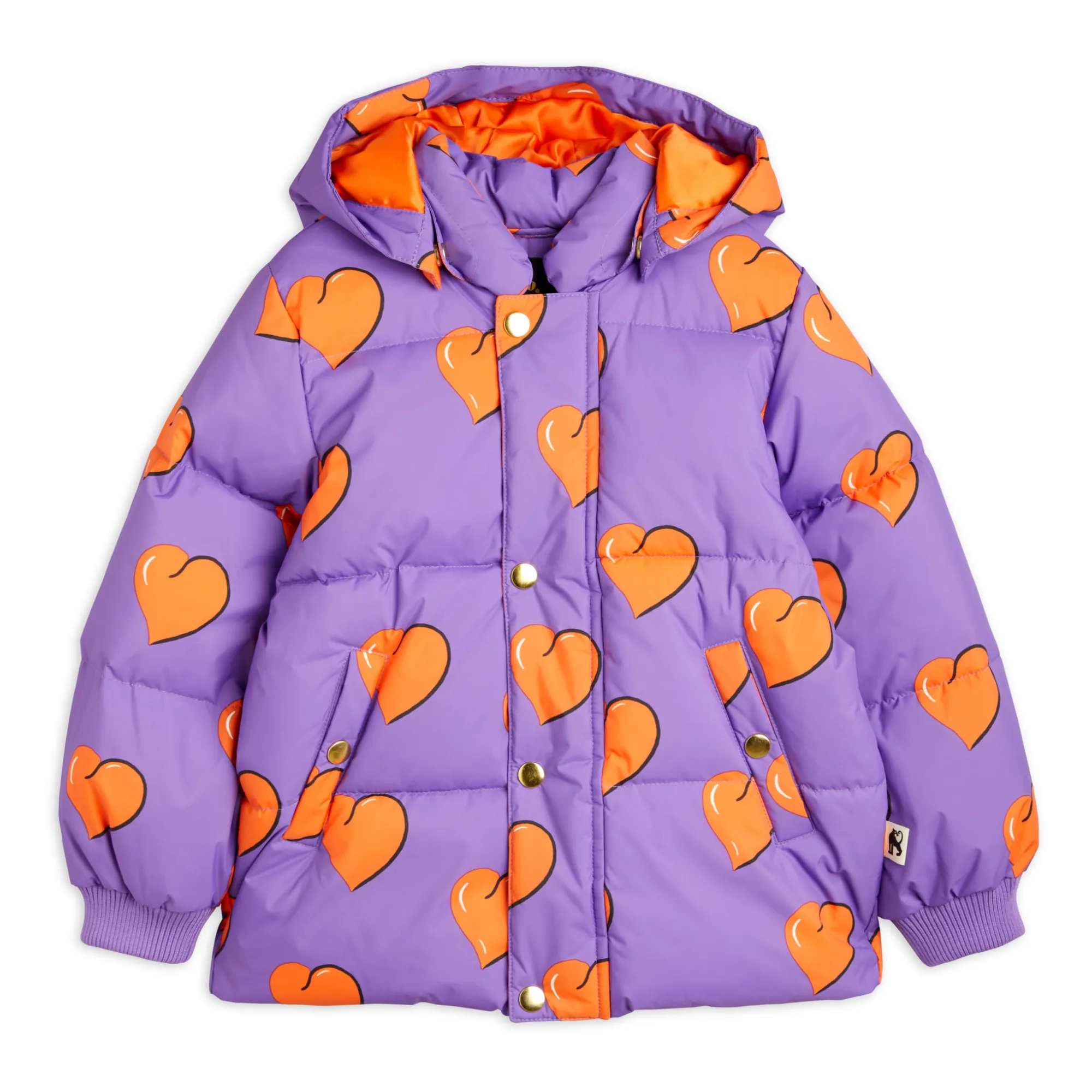 mini rodini heart パフジャケット Mini Rodini - Recycled Polyester Heart Puffer Jacket