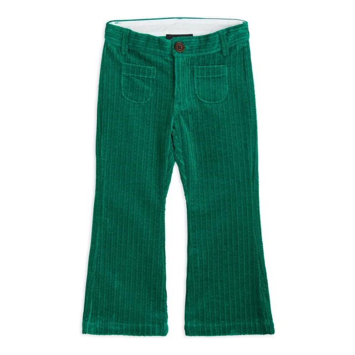 Mini Rodini CORDUROY FLARED TROUSERS GREEN Mini Rodini CORDUROY FLARED TROUSERS GREEN