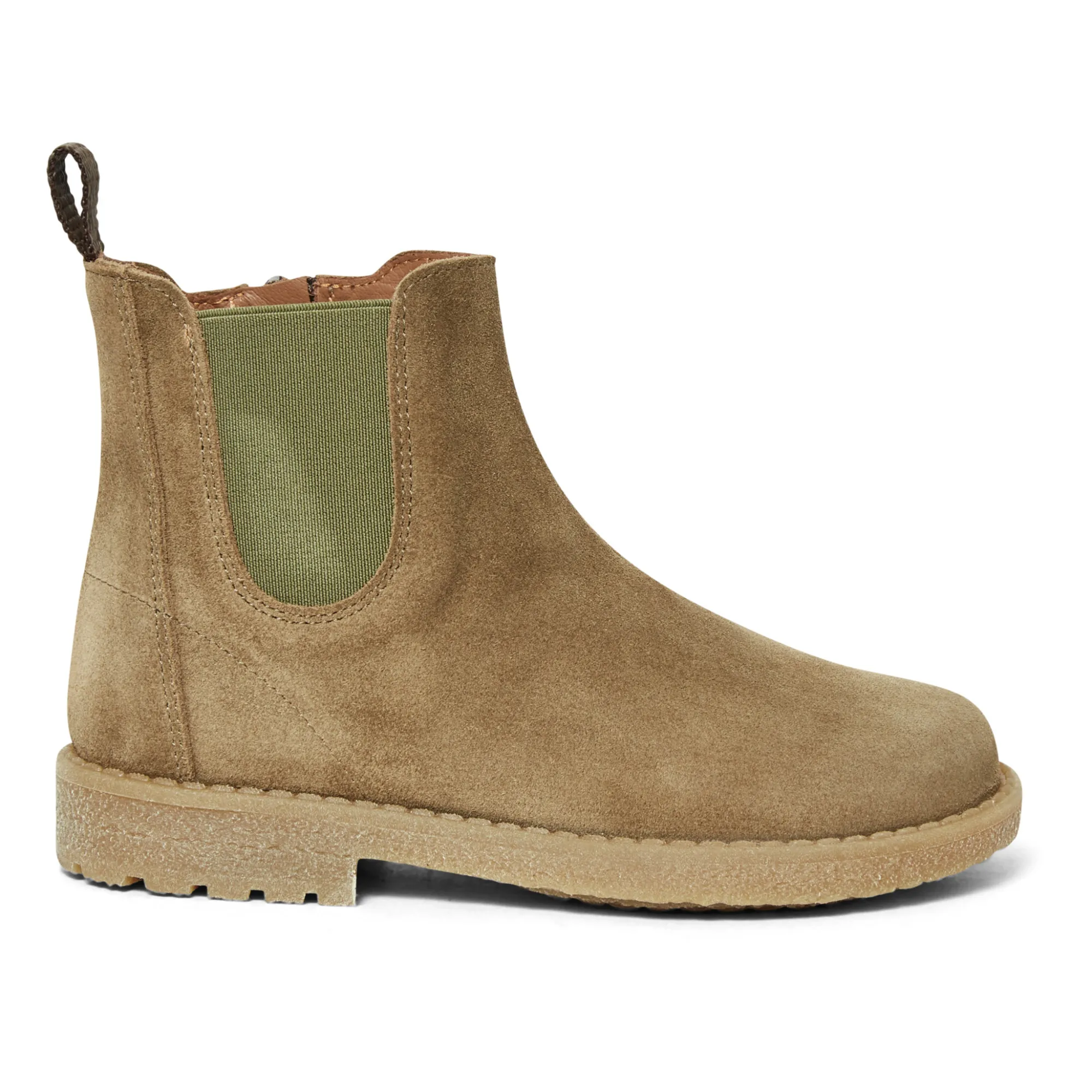 Pèpè Taupe Brown Nubuck Boots