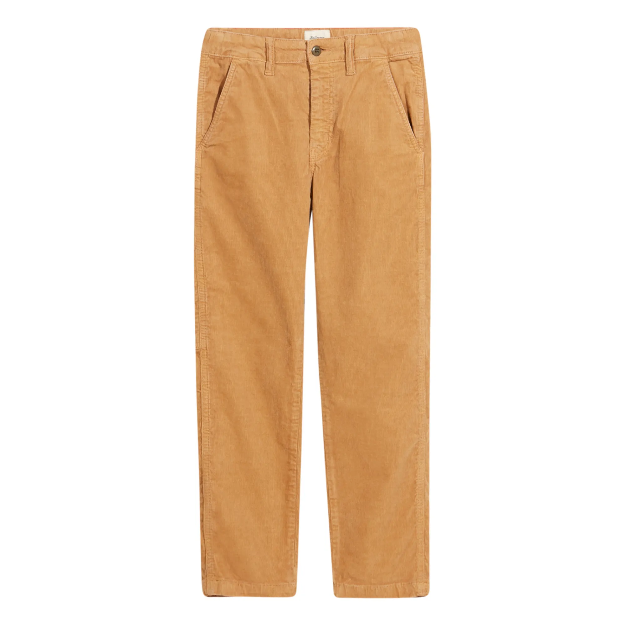 Bellerose Camel Painters Straight-Leg Trousers