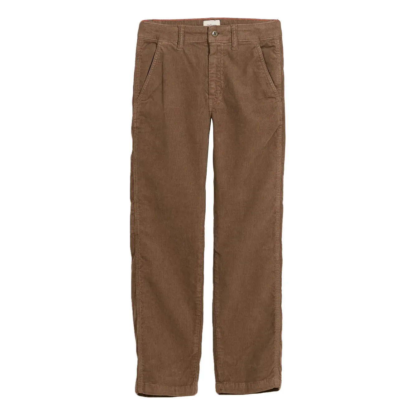 Bellerose Brown Painters Straight-Leg Trousers