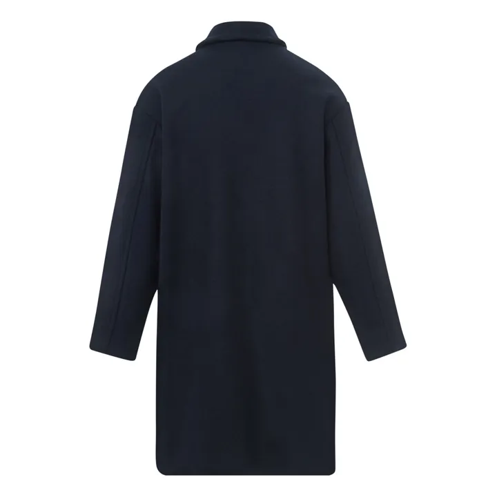 Sessùn Manteau Honoré Laine Recyclée Bleu marine Smallable