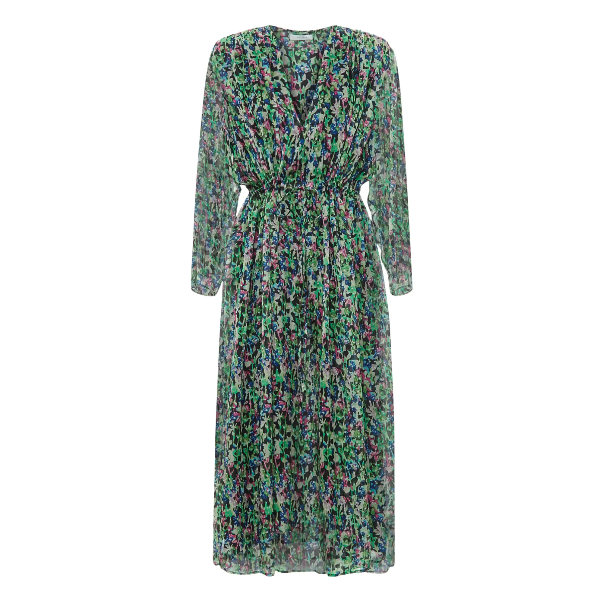 Roseanna - Caroline Monaco Silk Dress - Green | Smallable Roseanna - Caroline Monaco Silk Dress - Green | Smallable