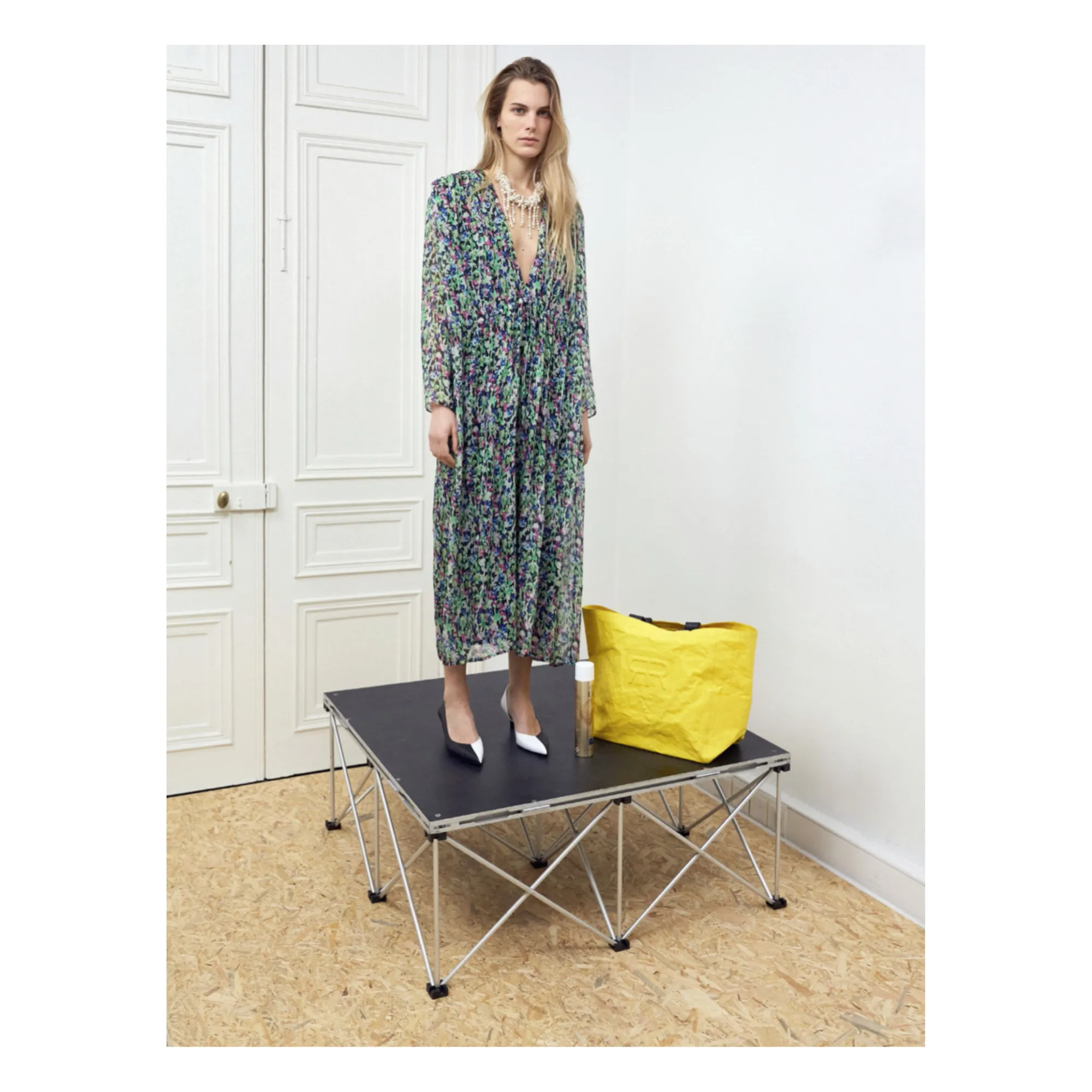 Roseanna - Caroline Monaco Silk Dress - Green | Smallable