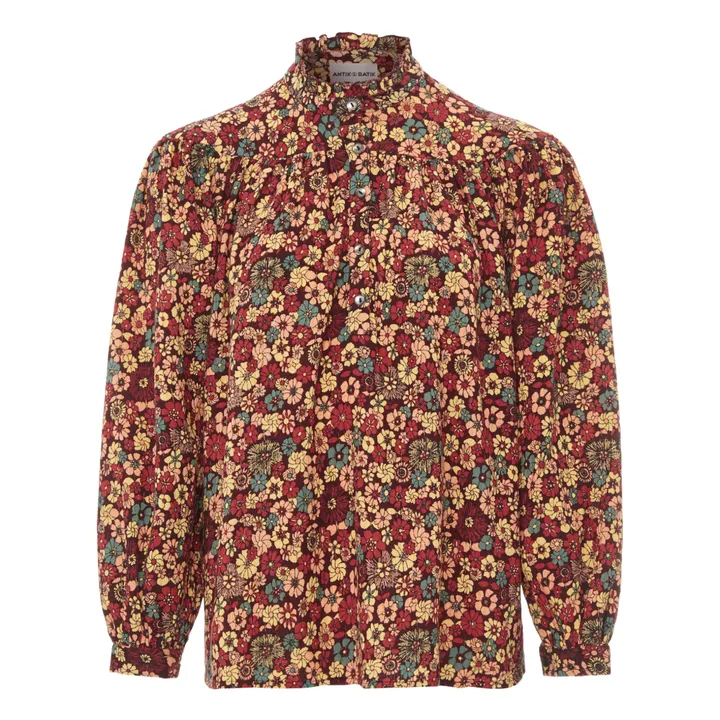 Blusa con estampado floral Colline | Burdeos- Imagen del producto n°0