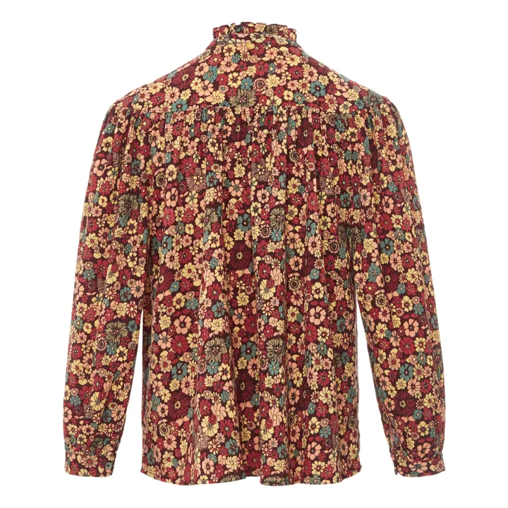 Blusa con estampado floral Colline | Burdeos- Imagen del producto n°1