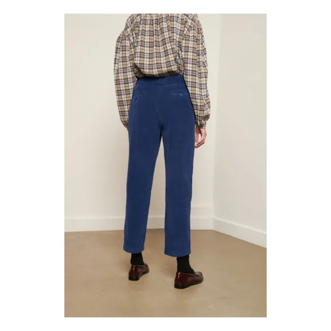 Patt Corduroy Trousers | Blue