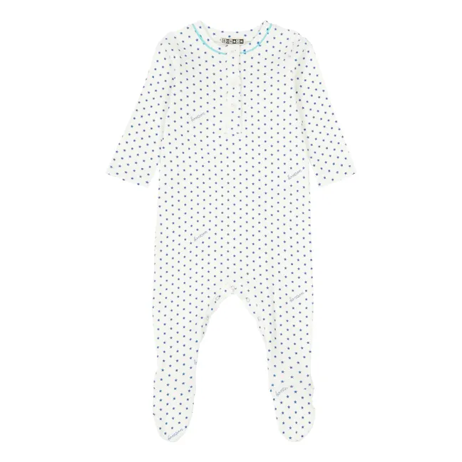 Pyjama à Pieds Jersey Etoiles - Collection No Sleep Club  | Bleu