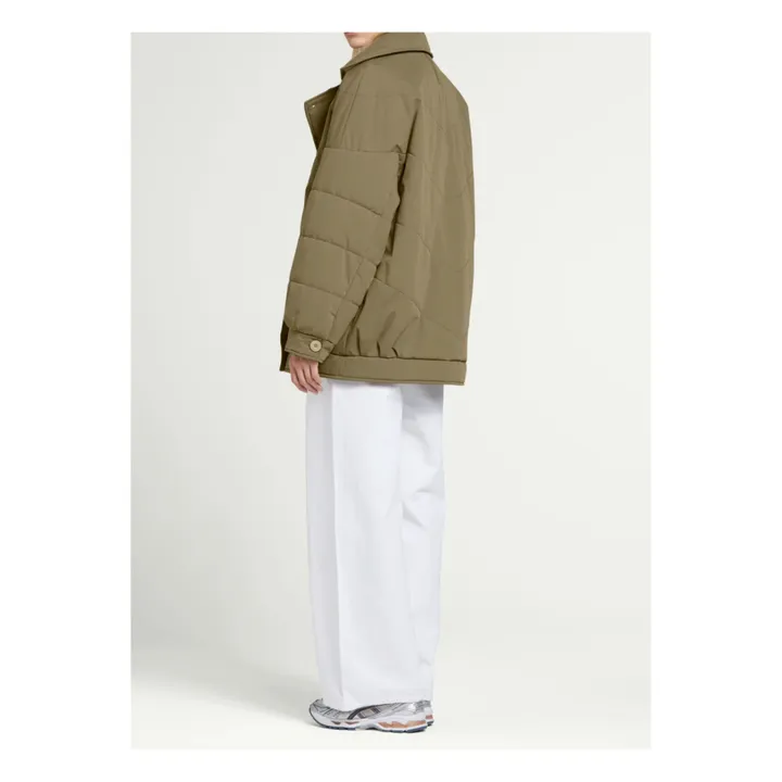 Shirley Quilted Jacket | Khaki- Product image n°2