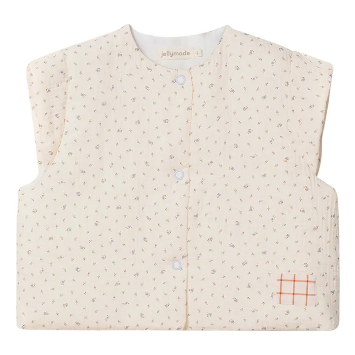 Lia Organic Cotton Vest | Ecru- Product image n°0