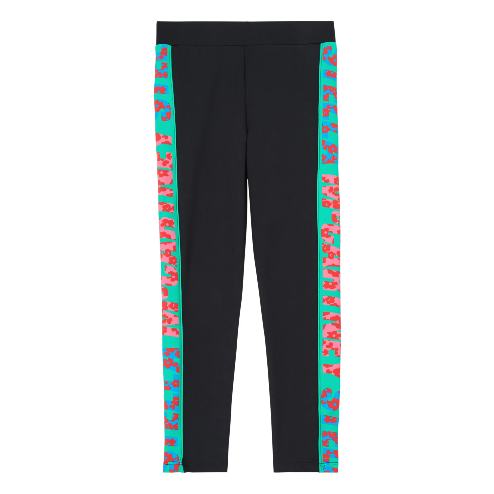 Stella Mccartney Kids Black Stella Leggings - Active Wear Collection