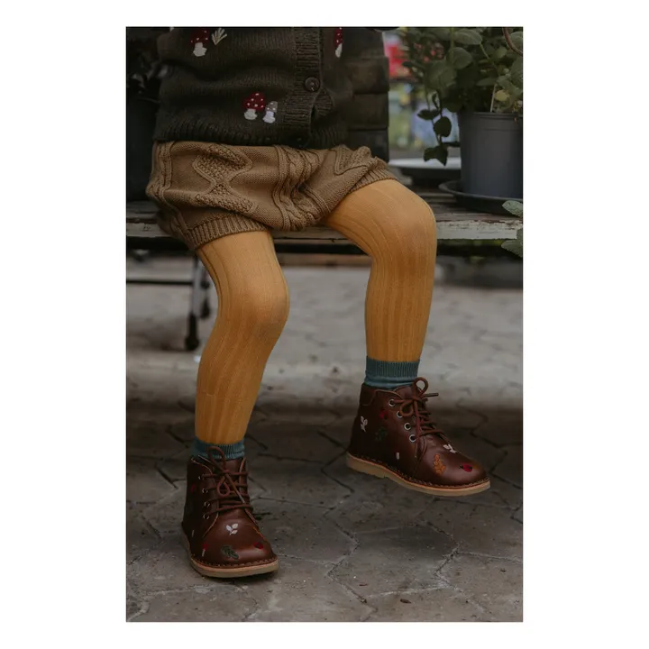 Woodland Lace-Up Boots - Uniqua Capsule Collection | Brown- Product image n°5