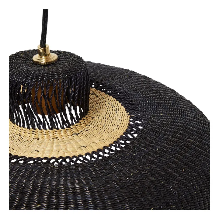 Suspension Hatter tissé à la main | Noir- Image produit n°2