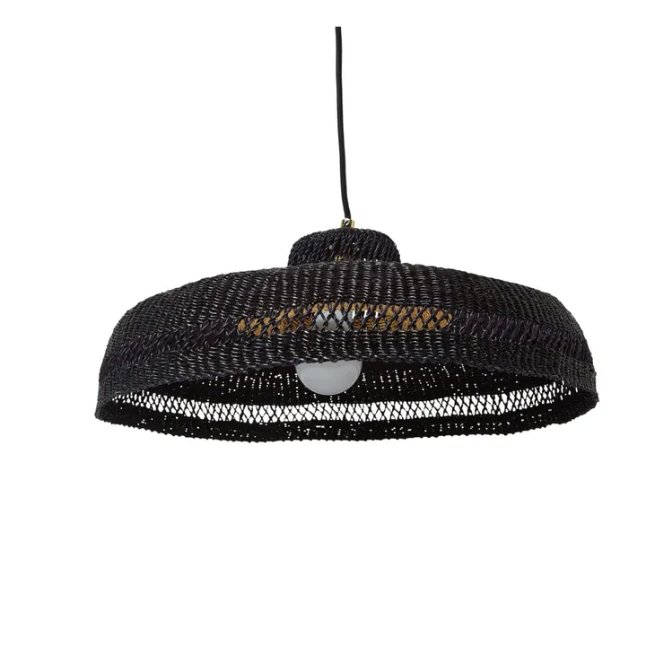 Suspension Hatter tissé à la main | Noir- Image produit n°3