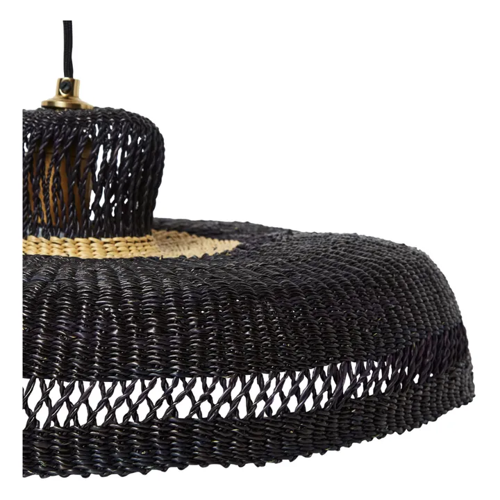 Suspension Hatter tissé à la main | Noir- Image produit n°7