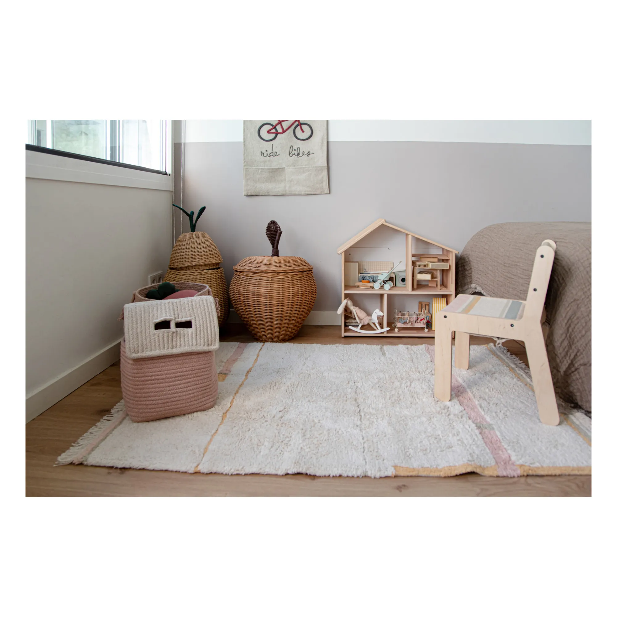 Chaise Sillita en bouleau déhoussable- Image produit n°3