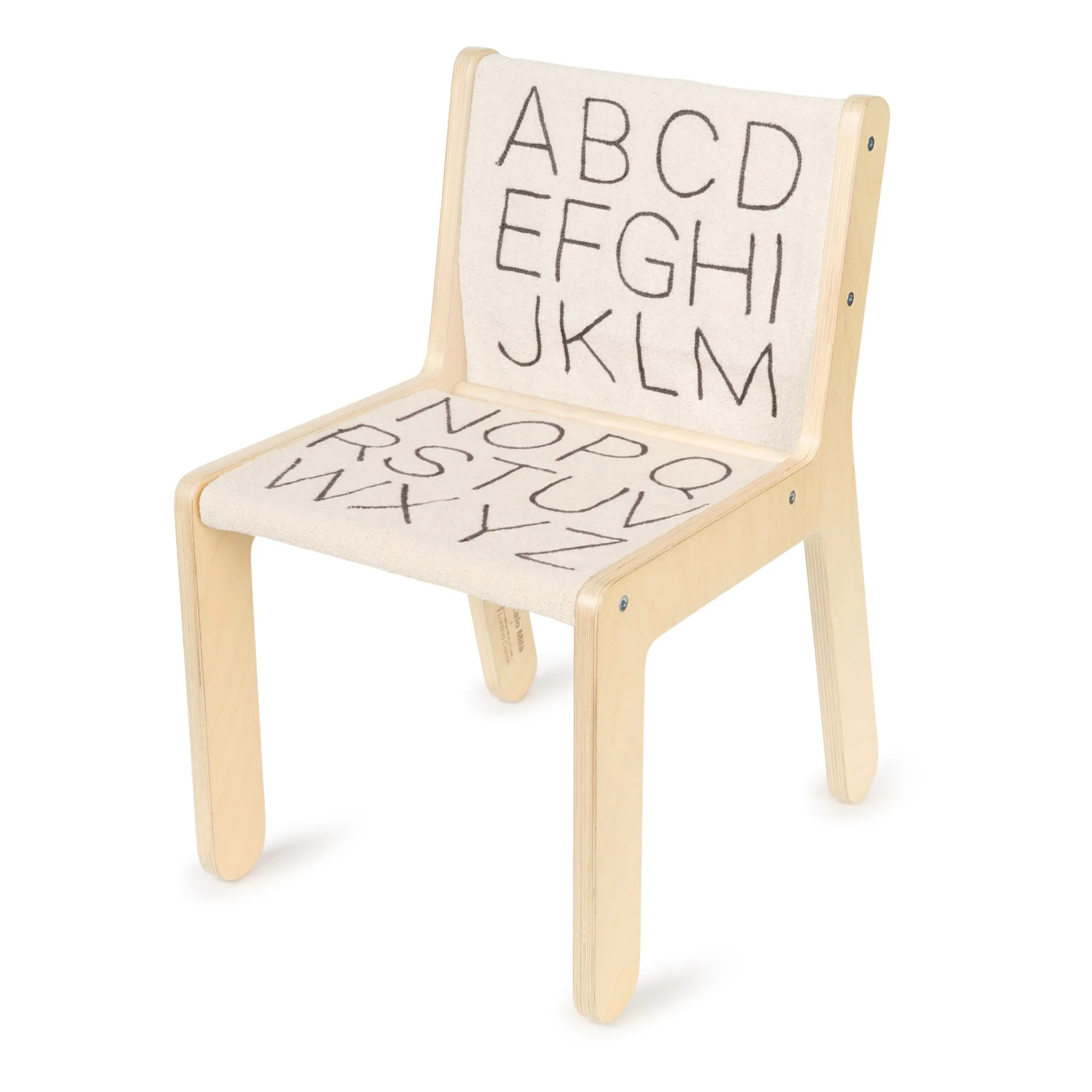 Chaise Sillita en bouleau déhoussable | Ecru- Image produit n°0