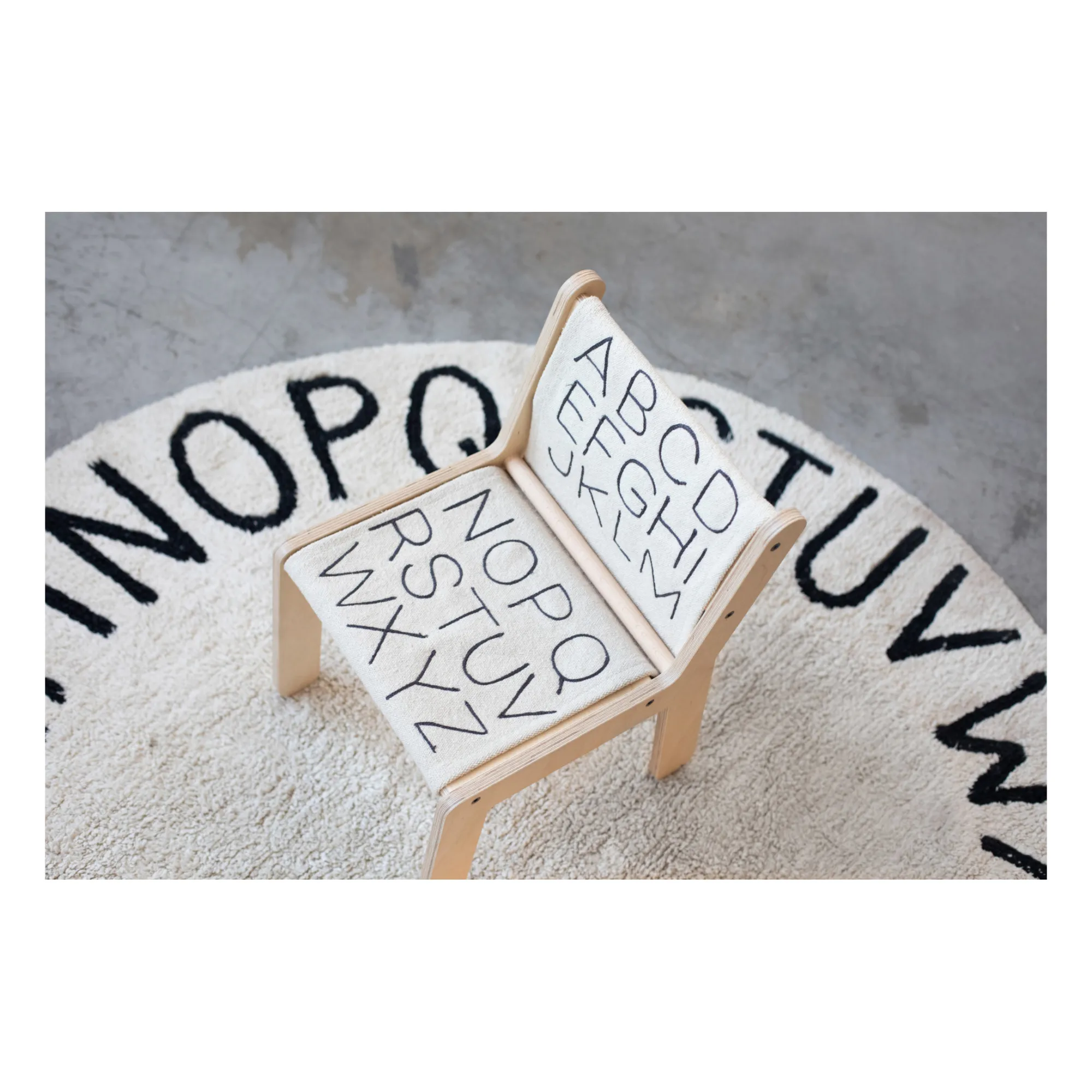 Chaise Sillita en bouleau déhoussable | Ecru- Image produit n°3