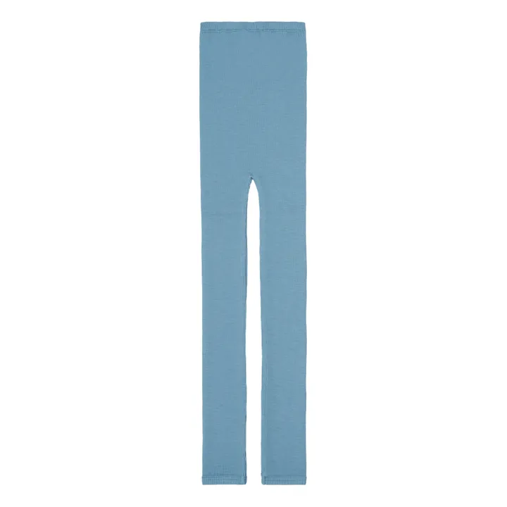 Leggings aus gerippter Merinowolle Arona | Graublau- Produktbild Nr. 2