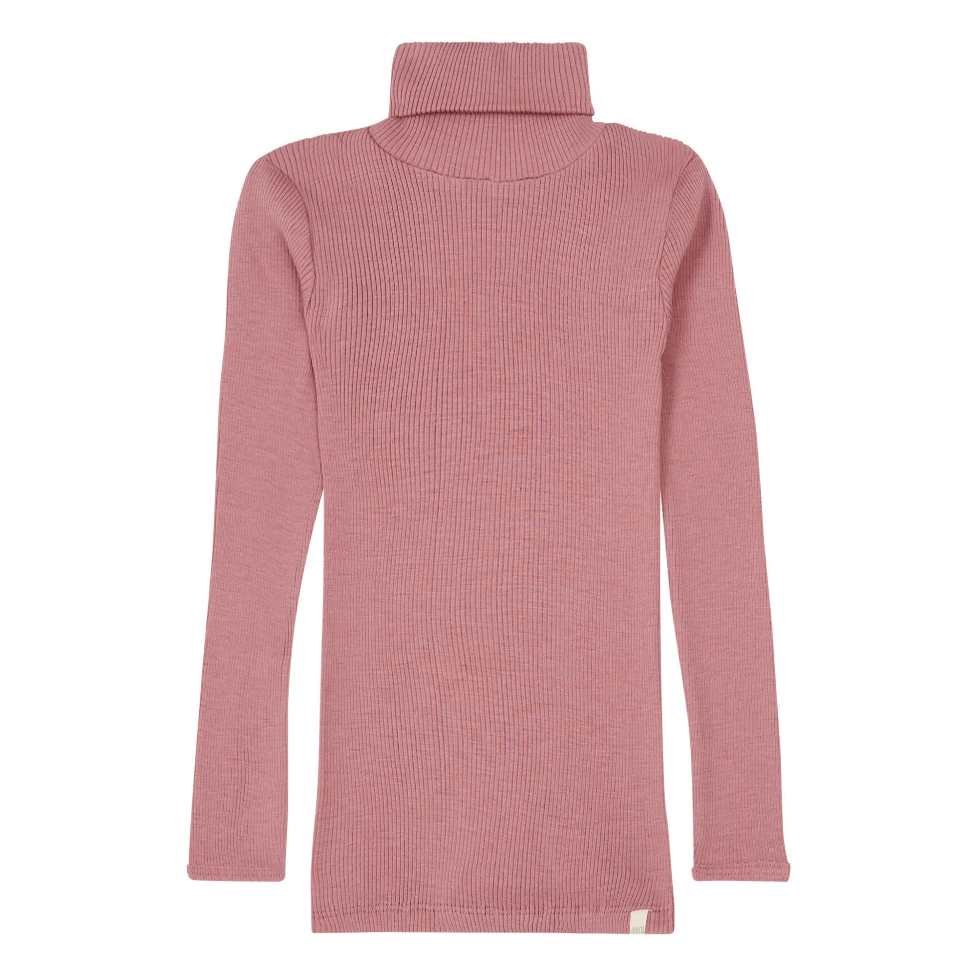 Minimalisma Dolcevita, con collo arrotolato, in lana merino, a