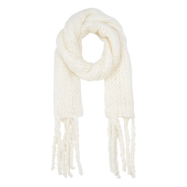 Echarpe Mohair | Blanc