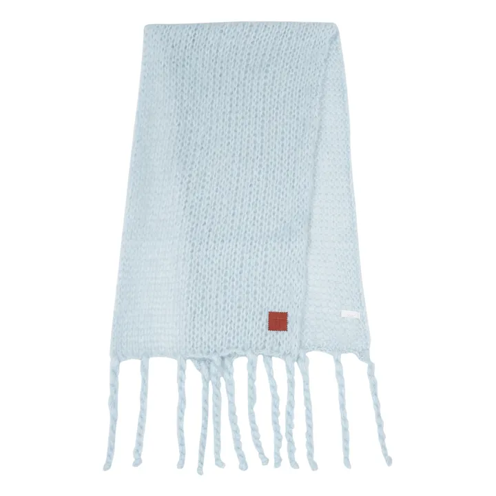 Mohair Scarf | Blue- Product image n°0