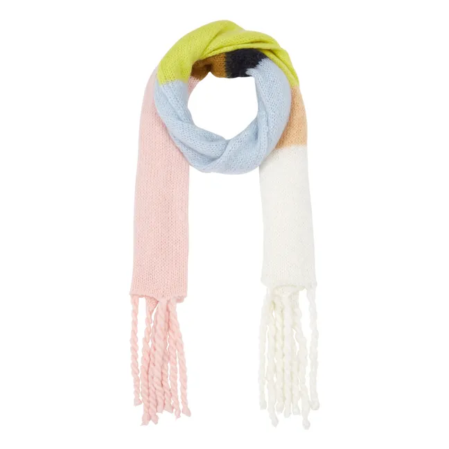 Echarpe "Diamante" Mohair | Rose