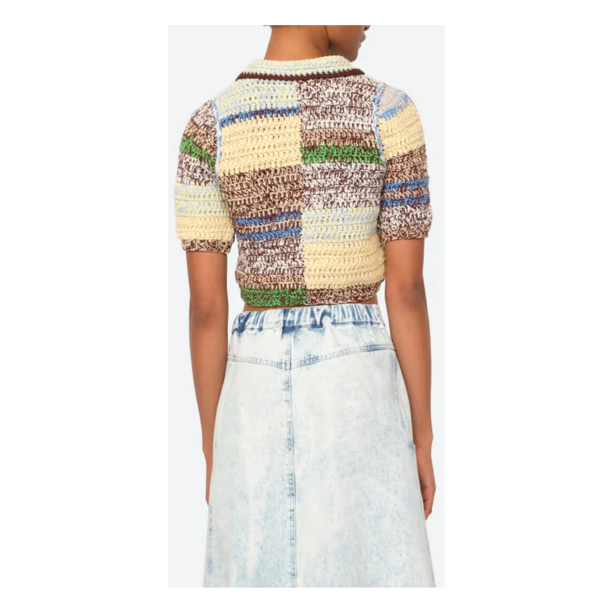 Sea NY - Paige Marles Crochet Top - Ecru | Smallable