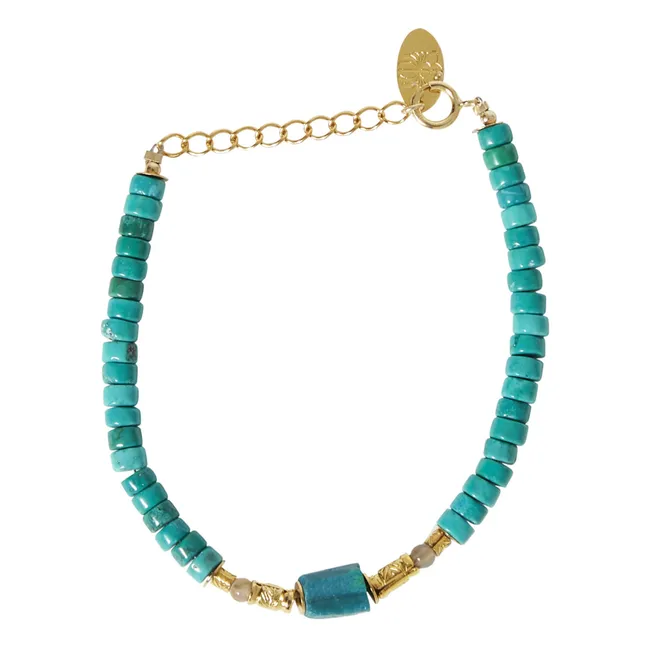 Pulsera Gokarna | Azul Turquesa