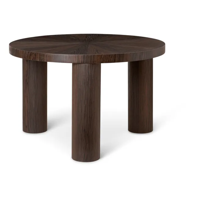 Tavolino Post in legno FSC | Chêne fumé