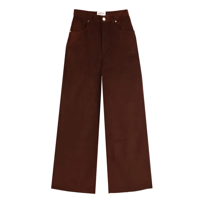 Heather Corduroy Trousers | Brown