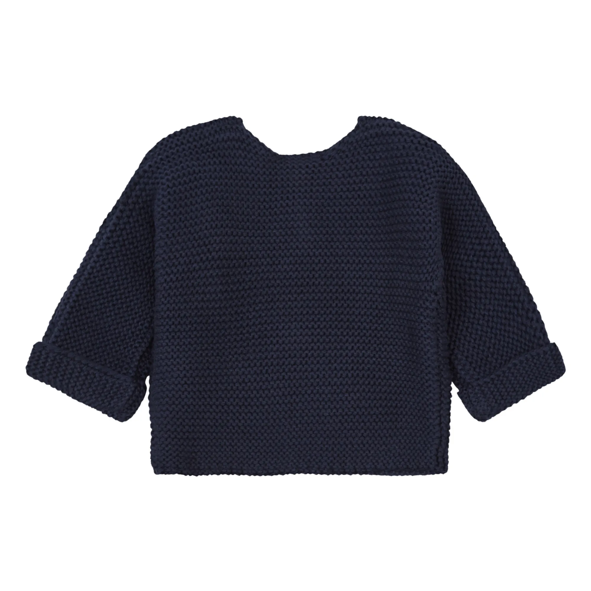 Petit Bateau - Gilet Tricot Point Mousse Fabalero Coton Bio (Petit Bateau) - Image 2