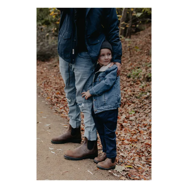 Botas Chelsea de nobuck | Chocolate