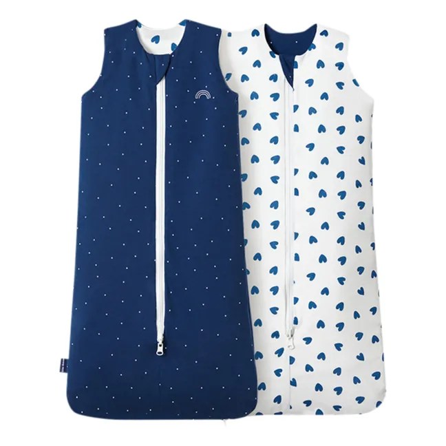 Sacco nanna multi-stagione reversibile | Blu