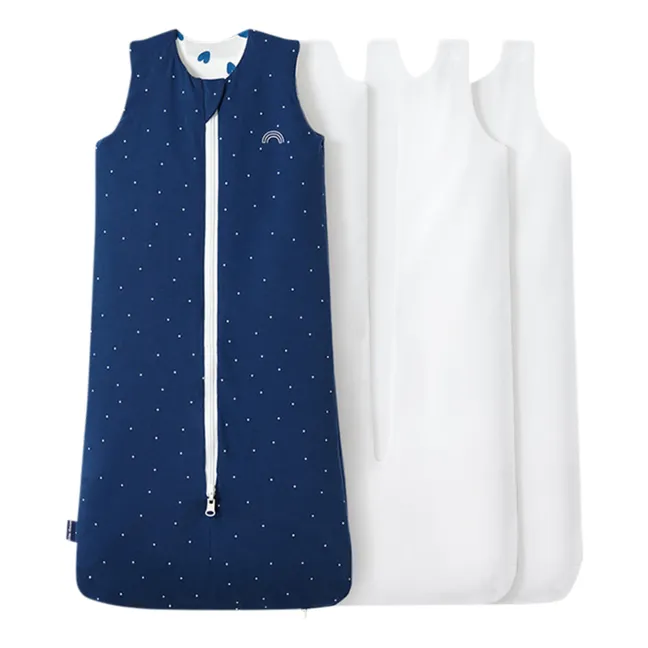 Sacco nanna multi-stagione reversibile | Blu