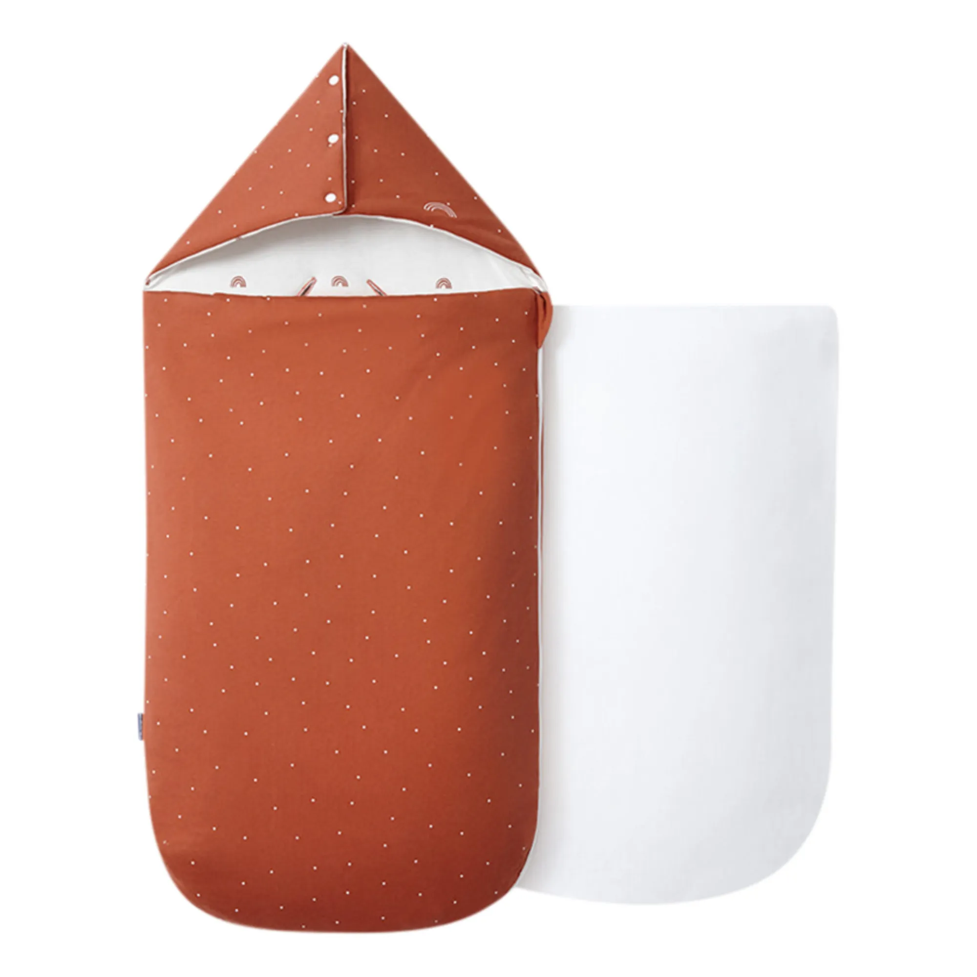 Nid d'ange multi-saisons réversible | Terracotta- Image produit n°4