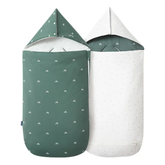 Nido d’angelo multi-stagione reversibile | Verde