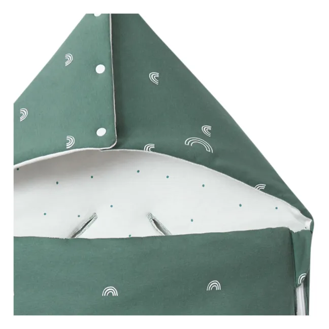 Nido d’angelo multi-stagione reversibile | Verde