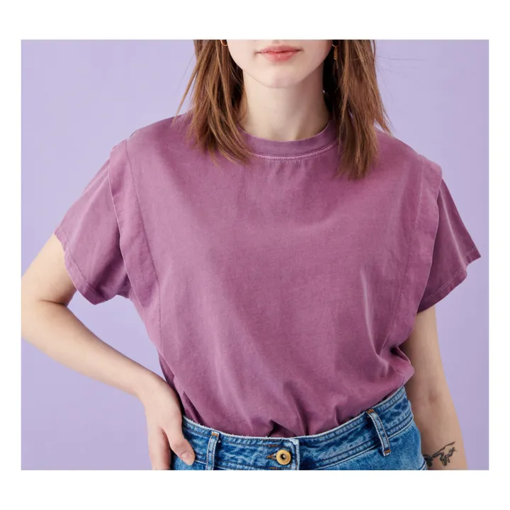 T-Shirt Valerio | Violett- Produktbild Nr. 1
