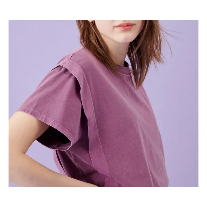 T-Shirt Valerio | Violett- Produktbild Nr. 2