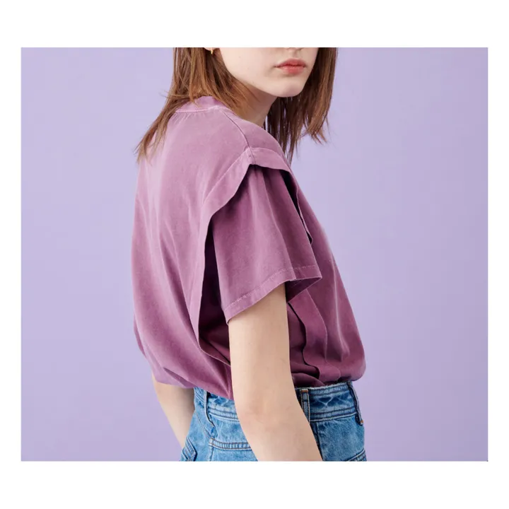 T-Shirt Valerio | Violett- Produktbild Nr. 3