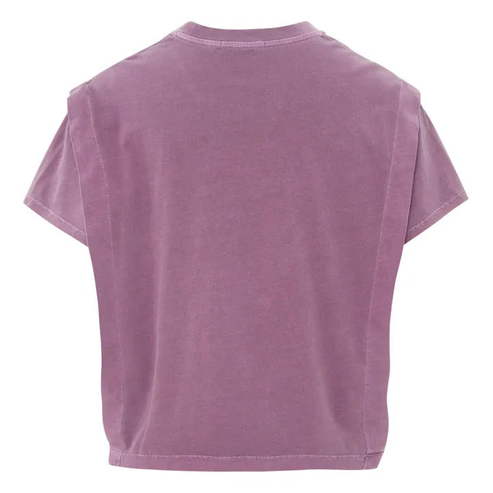 T-Shirt Valerio | Violett- Produktbild Nr. 4