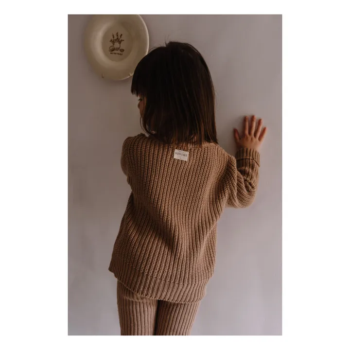 Jersey de algodón ecológico Bun | Beige- Imagen del producto n°6