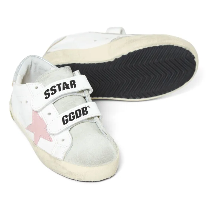 Sneakers Old School Pink Star | Rosa- Produktbild Nr. 1