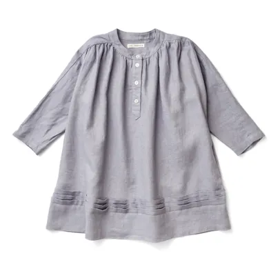 Soor Ploom - Goldie Linen Dress - Grey blue | Smallable