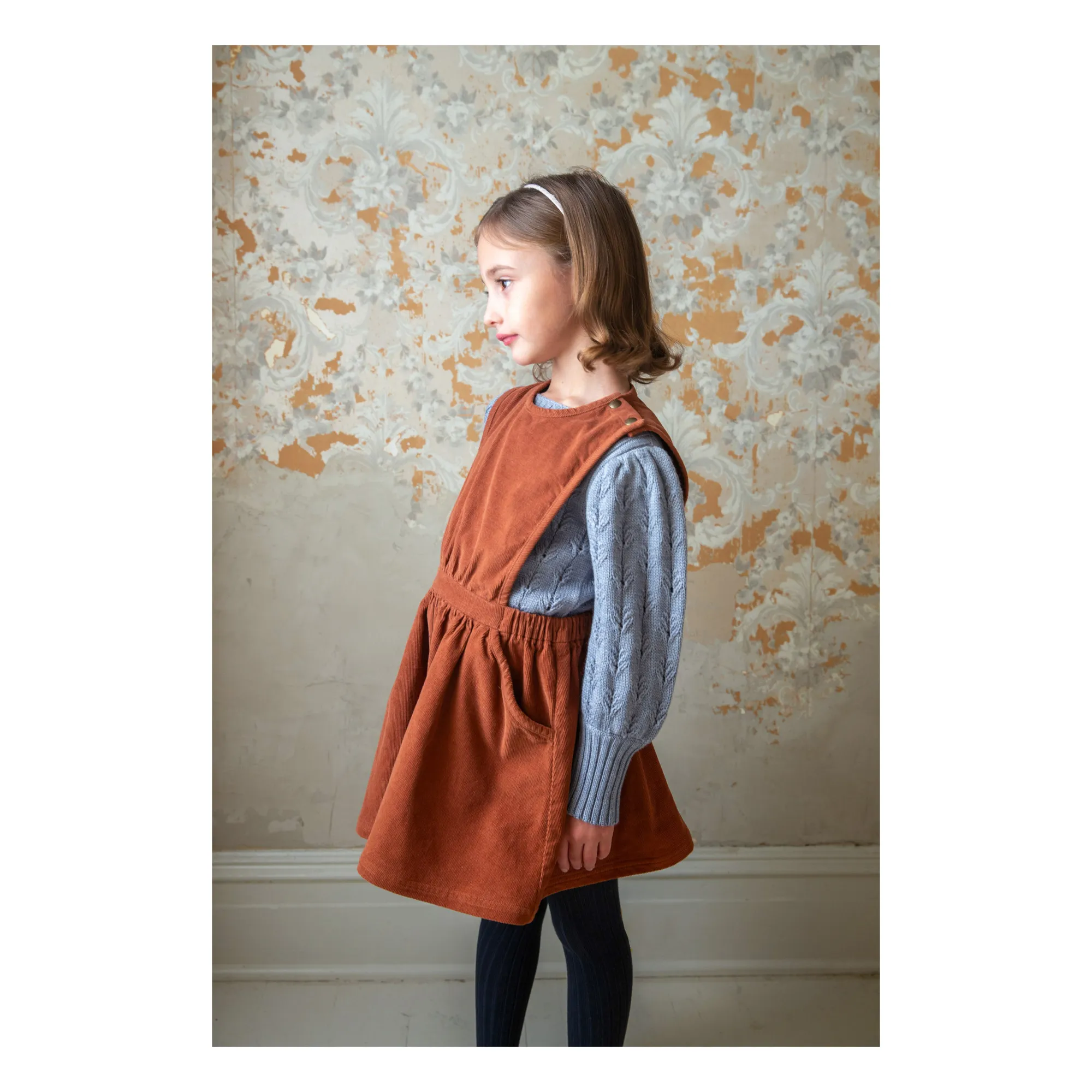 ワンピース SOOR PLOOM Tippi Pinafore Pedra 7y 人気ブラドン SOOR PLOOM / Tippi Pinafore - Pedra | hi heidi